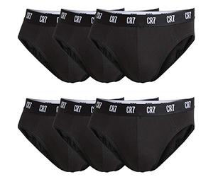 Cristiano Ronaldo CR7 Main Basic - Calzoncillos para Hombre, Negro (9000), XL