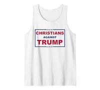Cristianos contra la fe de Trump por los falsos ídolos Camiseta sin Mangas