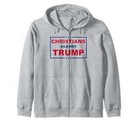 Cristianos contra la fe de Trump por los falsos ídolos Sudadera con Capucha