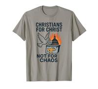 Cristianos para Cristo no para el Caos - Gráfico de fe y votación Camiseta