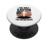 Cristianos Patrióticos Salvador Necesitado PopSockets PopGrip Adhesivo