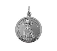 Cristo de los Gitanos medalla plata 925m 25 mm. Nuestro Padre Jesús de la Salud grabado imagen color