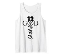 Cristo Dios 12 AÑOS JESÚS 12º Nacimiento Camiseta sin Mangas