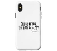 Cristo en Ti la Esperanza de Gloria Colosenses 1:27 Fe Carcasa para iPhone X/XS