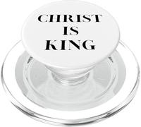 Cristo es Rey - Cristiano Religioso Jesucristo Es Rey PopSockets PopGrip para MagSafe