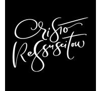 Cristo ha resucitado, letras cristianas, cristo ressuscitou, portugués Pegatinas artísticas de vinilo 57.6x80.5cm Cultura del tatuaje Blanco