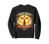 Cristo ha resucitado verdaderamente Él ha resucitado Cristiano Pascua Ortodoxo Sudadera