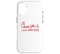 Cristo llena-un alma como la mía Fe e inspiración cristiana Carcasa para iPhone 16