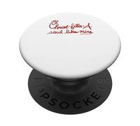 Cristo llena-un alma como la mía Fe e inspiración cristiana PopSockets PopGrip Adhesivo