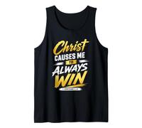 Cristo me Hace Ganar Siempre Camiseta sin Mangas