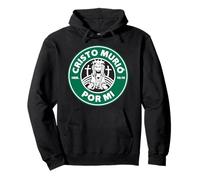 Cristo murió por mí, ahora yo vivo para Él. Sudadera con Capucha
