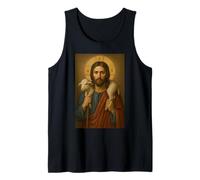 Cristo ortodoxo El ícono del Buen Pastor - Cordero de Dios Camiseta sin Mangas
