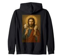 Cristo ortodoxo El ícono del Buen Pastor - Cordero de Dios Sudadera con Capucha