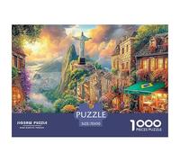 Cristo Redentor_ Brasil Puzzles Imposible,desafío para Adultos 1000 Piezas Obra De Arte De Juego De para Adultos Y Niños A Partir De 12 Años 70x50cm/1000pcs
