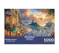 Cristo Redentor_ Brasil Rompecabezas De 1000 Piezas Puzzles para Adolescentes Y Niños Jigsaw Puzzles Juguete De Desafío,Puzzles Difíciles, 38x26cm/1000pcs