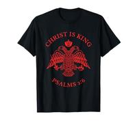 Cristo Rey Águila Bizantina Autoridad Bíblica Ortodoxa Camiseta