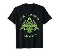 Cristo Rey Águila Bizantina Autoridad Bíblica Ortodoxa Camiseta
