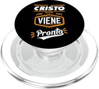 Cristo viene pronto Spanish Bible Verses in Spanish Tee PopSockets PopGrip para MagSafe