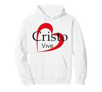 Cristo Vive, Jesus Christian Bible Verse Sayings, Faith Sudadera con Capucha