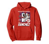Cristopher Sánchez | Jugador Profesional de Filadelfia | MLBCSA203M Sudadera con Capucha