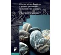Criterios Psicopedagógicos Y Recursos Para Atender La Diversidad En Se