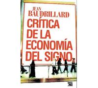 Critica De La Economia Politica Del Signo