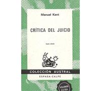 Critica del juicio (Austral)