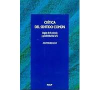 Crítica del sentido común | Antonio Livi
