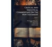 Critical And Exegetical Commentary On The New Testament