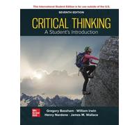 Critical Thinking: A Students Introduction ISE