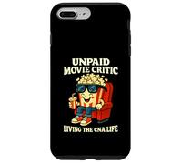 Crítico de Cine no pagado Viviendo la Vida CNA Arte Divertido de Palomitas de maíz Carcasa para iPhone 7 Plus/8 Plus