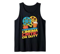 Crítico de Cine Profesional en Servicio Retro Movie Buff Camiseta sin Mangas