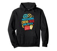 Crítico de Cine Profesional en Servicio Retro Movie Buff Sudadera con Capucha