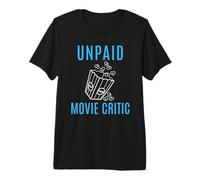 Crítico de Cine sin Pago Películas Divertidas Cine Divertido Amante del Cine Camiseta Premium