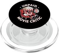 Crítico de película sin pago divertido palomitas de maíz cine cine aficionado arte retro PopSockets PopGrip para MagSafe