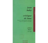 Critique De Base (ebook)