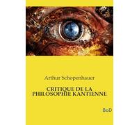 Critique de philosophie kantienne: L un des piliers fondamentaux