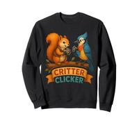 Critter Clicker Ardilla Pájaro Fotografía Diversión Sudadera