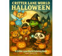 Critter Lane World Halloween: A Critter Lane World Coloring Book: A Fun and Whimsical Halloween Coloring Book for Kids Ages 4-8