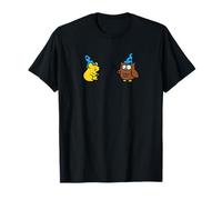 Critter Magic Wizard Mouse Owl Streetwear, bonita varita kawaii Camiseta