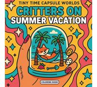 Critters on Summer Vacation: Animal Coloring Book for Adults | Cute & Funny Summer Scenes for Relaxation and Stress Relief (Tiny Time Capsule Worlds)