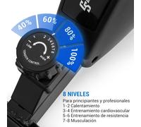 Crius Bluetooth Minibicicleta Resistencia de 8 niveles Para oficinas o casa Ordenador de entrenamiento