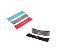 CRIVIT Bandas elásticas/ De resistencia circular / Pesas/ Soportes para flexiones/ Ejercitador de mano