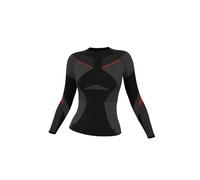 CRIVIT Camiseta interior funcional de manga larga sin costuras para mujer (negro, L(46/48))