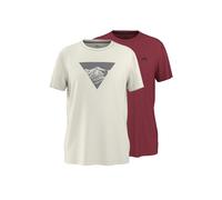 CRIVIT Camisetas técnicas para hombre 2 unidades (rojo/beige, L (52/54))