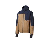 CRIVIT Chaqueta de esquí para hombre (azul marino/amarillo, XL(56/58))