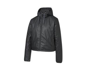 CRIVIT Chaqueta funcional de mujer, cortavientos e impermeable. (negro, L(46/48))