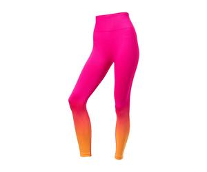 CRIVIT Mallas deportivas técnicas premium para mujer, con efecto push-up. (rosa/naranja, S(38/40))