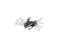CRIVIT Multiherramienta para bicicleta / Bolsa de sillín con herramienta / Minibomba con manómetro (bicicleta herramienta multifuncional)