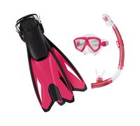 CRIVIT Set de buceo y snorkel (rosa/negro, L/XL)